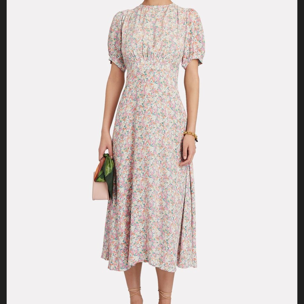Faithfull the Brand Beline Floral Midi Dress